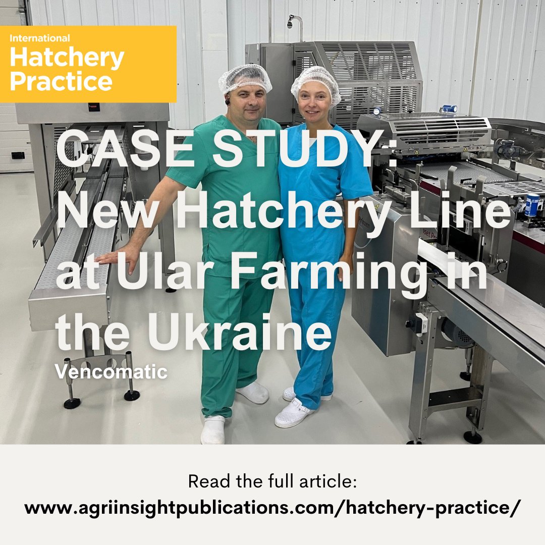 Agriinsight Publications Ltd (@agriinsight) on Twitter photo How do you scale a hatchery without compromising welfare?
In International Hatchery Practice (39.2), <a href="/VencomaticGroup/">Vencomatic Group</a> share how Ular Farming in Ukraine boosted capacity with a new hatchery line.
Read more: agriinsight.link/IHP_39_2_Vencoโฆ
#Poultry #Hatchery #ChickWelfare How do you scale a hatchery without compromising welfare?
In International Hatchery Practice (39.2), <a href="/VencomaticGroup/">Vencomatic Group</a> share how Ular Farming in Ukraine boosted capacity with a new hatchery line.
Read more: agriinsight.link/IHP_39_2_Vencoโฆ
#Poultry #Hatchery #ChickWelfare