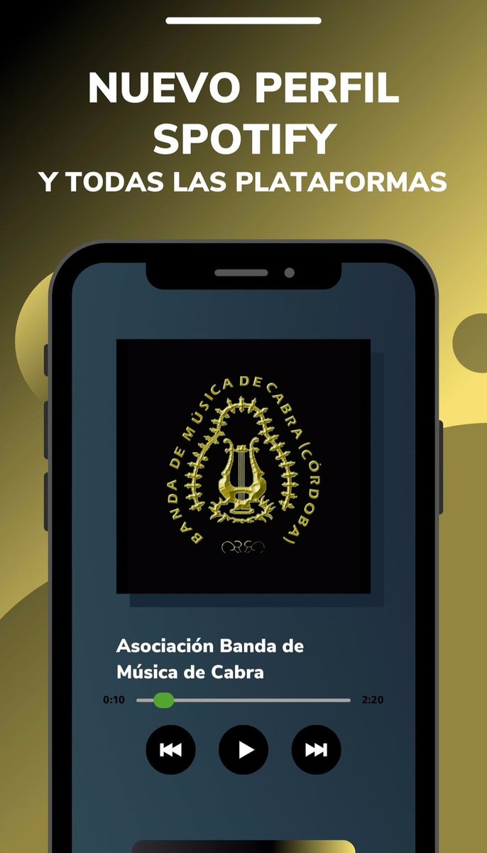 AbandadeCabra's tweet photo. ‼️📣 ¡YA ESTAMOS EN SPOTIFY!
¡Nuestra música ya suena en Spotify y en todas las plataformas digitales!
🔗 https://t.co/IG1JwsbWTD

Y esto es solo el comienzo…
¡muy atentos para no perderos nada! 👀 https://t.co/34IFI3SUxy