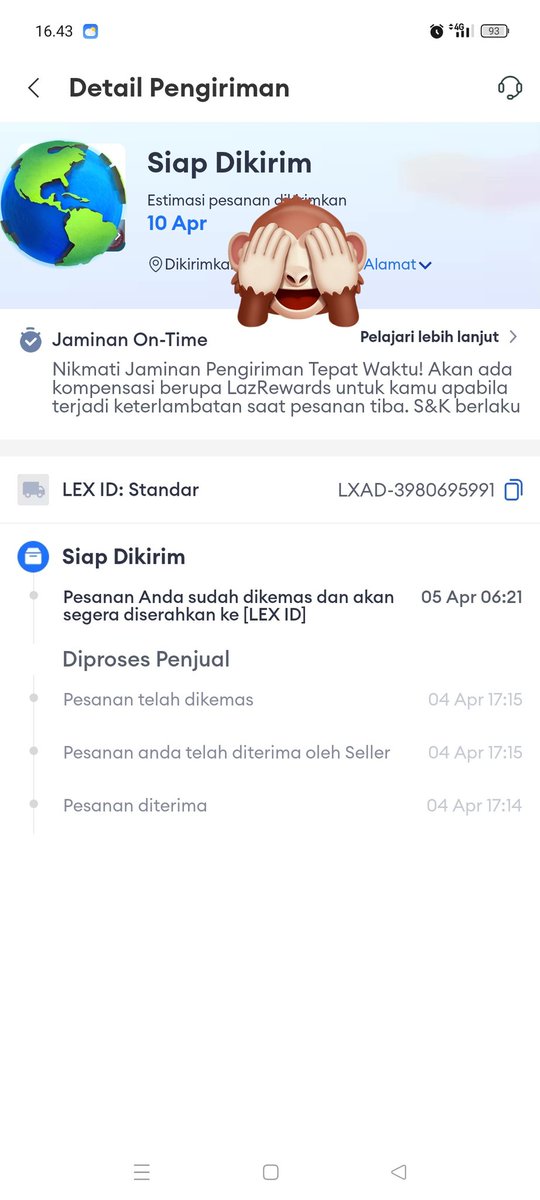 sejumputtanah's tweet photo. @LazadaID ini kenapa paket saya g dipick up juga padahal udah dari tanggal 5 @Lazadacare_ID sampai sore terpantau belum ada pergerakan masih ada kemungkinan dipick up malam hari? https://t.co/EpmvP0Xowj