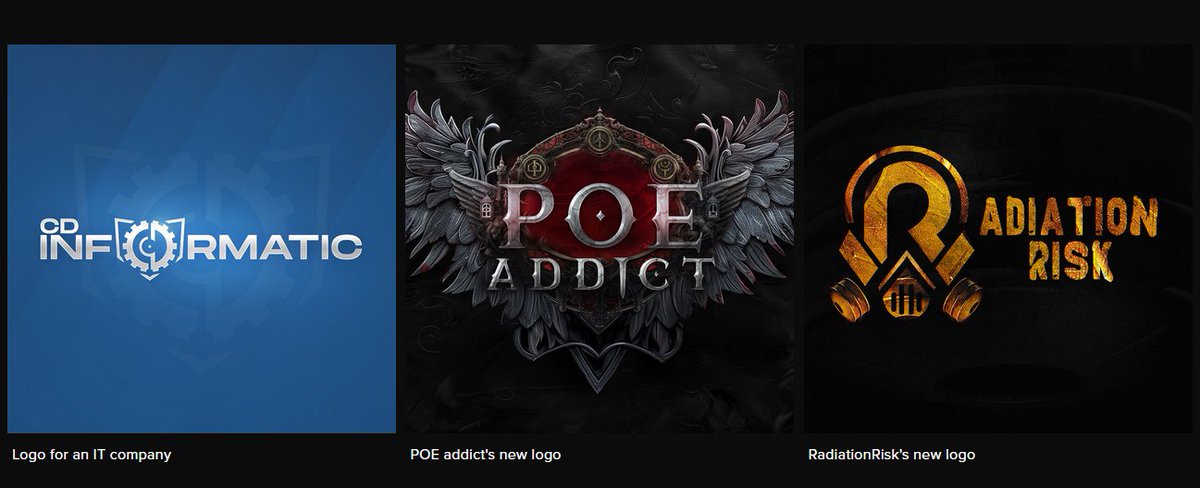 The last 3 logos created in the past few weeks. It's varied ! For :

- an IT company
- an entrepreneur launching a big POE project
- and a survival game streamer

Before contacting me, check the information and prices for the logos (🇫🇷 FR/🇺🇸 EN)
🔗ladyoverlays.com/prices