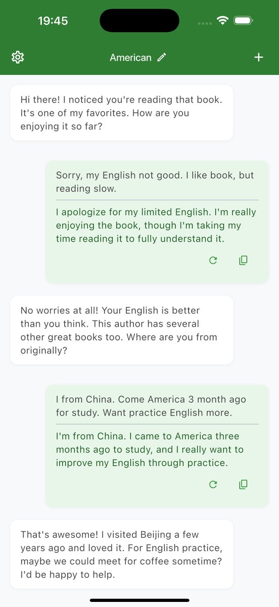 simplex_zhang's tweet photo. 🚀 Better Say is finally here! 🎉 As someone who often overthinks my messages, I wanted an AI that could remember context and adjust replies based on who I’m talking to—something current tools just didn’t offer. Now, you can chat with confidence. 💬 https://t.co/WdwAoxHSuc