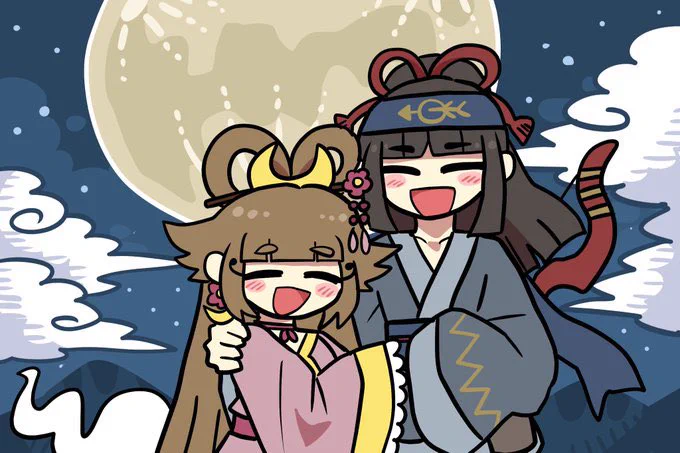 俺の羿嫦夫婦を見な 