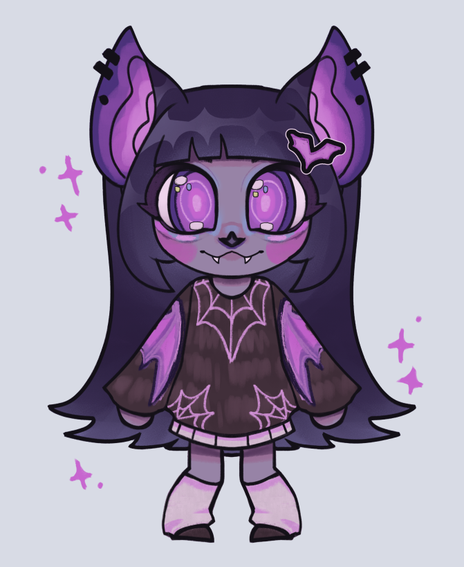 psyche bat form 🦇💜