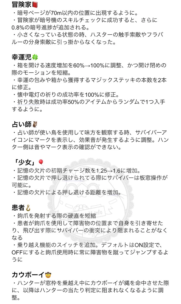 非公式】第五人格最新情報 on X: 