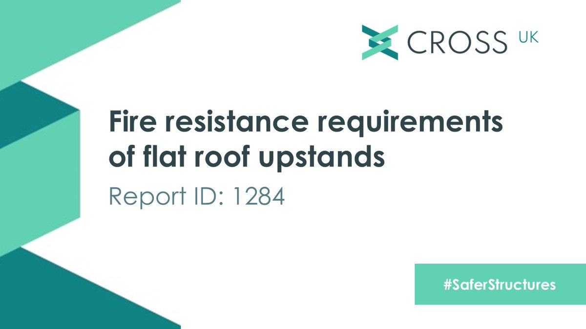cross_safety's tweet photo. Concerns that Approved Document B, and Regulation 7 and Requirement B4 of The Building Regulations 2010 have fire resistance requirements that are vague and open to interpretation where flat roof upstands join and rise up a wall.  Find out more: https://t.co/rcZrG6zGoU https://t.co/ueMUOxQkJR