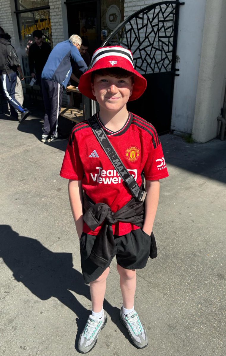 Today our gorgeous George turns 12 🥳 he is kind, polite and ⚽️ &amp; 🎯 obsessed ! We are so proud of the amazing young man he is 🙌🏼 Where better to spend your 12th birthday than on a lads trip to Lyon to watch Utd play tonight 🇫🇷 ⚽️ <a href="/Harryshannon121/">Harry</a> <a href="/66_aden/">Aden shannon</a>