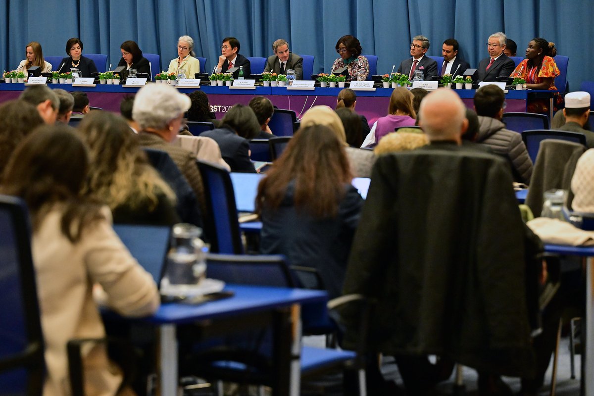 iaeaorg's tweet image. #ICARST2025 is in full swing in Vienna, highlighting how radiation science &amp;amp; tech are applied to advance medicine &amp;amp; healthcare, food safety, water management, industry &amp;amp; more! you can still watch the sessions live at atoms.iaea.org/ICARST2025 and get the latest updates from @IAEANA
