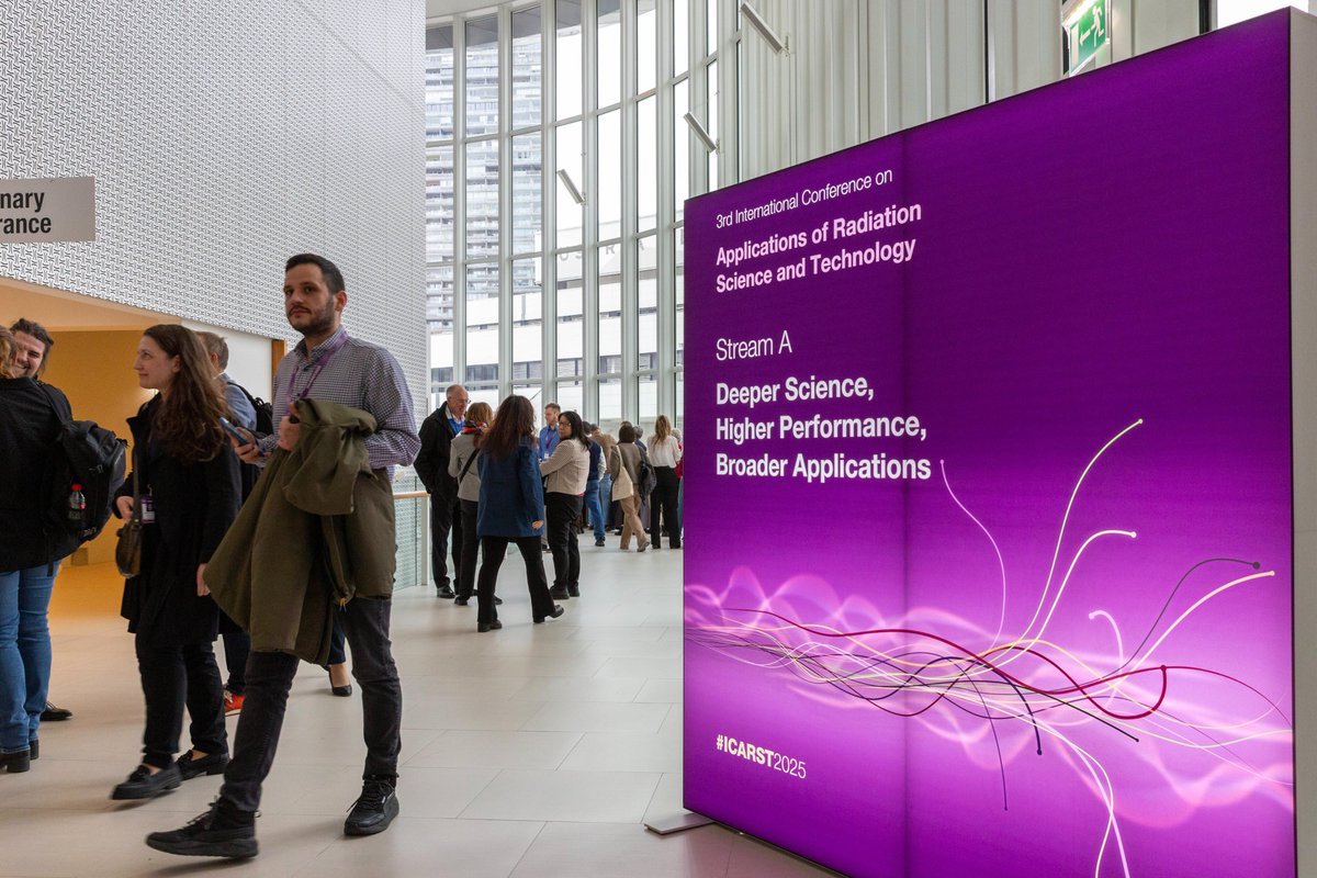 iaeaorg's tweet image. #ICARST2025 is in full swing in Vienna, highlighting how radiation science &amp;amp; tech are applied to advance medicine &amp;amp; healthcare, food safety, water management, industry &amp;amp; more! you can still watch the sessions live at atoms.iaea.org/ICARST2025 and get the latest updates from @IAEANA