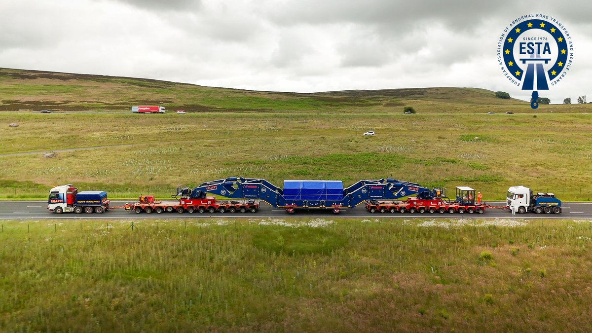 CollettLtd's tweet image. We&apos;re excited to be attending the @ESTAeurope Awards tonight as 𝐟𝐢𝐧𝐚𝐥𝐢𝐬𝐭𝐬 in 2 categories:

📌 Abnormal Transport ≤ 120Te
📌 Abnormal Transport &amp;gt; 120Te

Best of luck to all the nominees!

#HeavyTransport #Gretna #BladeAdapter #WindTurbine #SPMT #NationalGrid #PathFinder