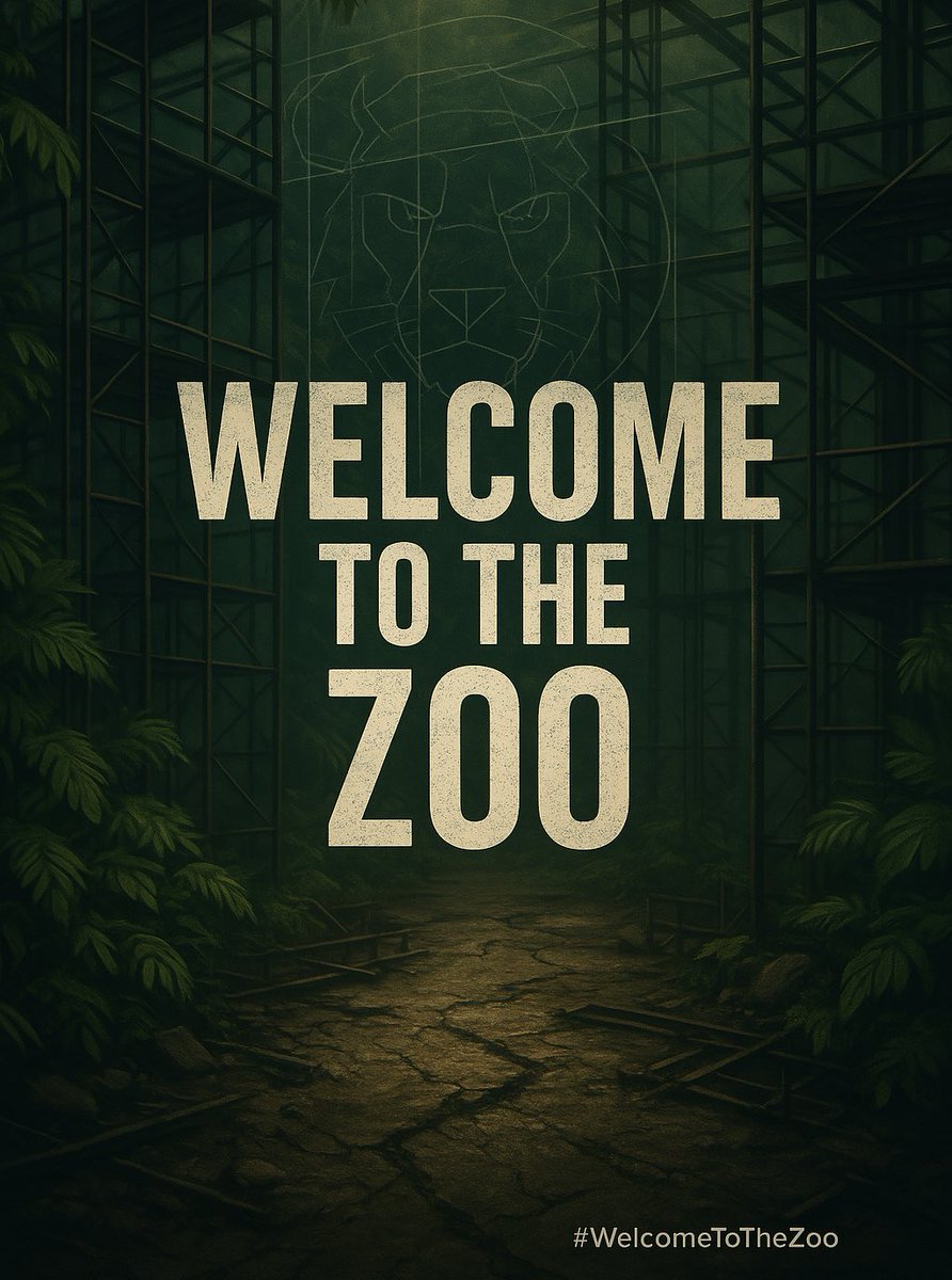 Des feuilles frémissent. Une cage prend forme.
On ne voit pas encore les bêtes…
Mais elles nous voient.
#WelcomeToTheZoo