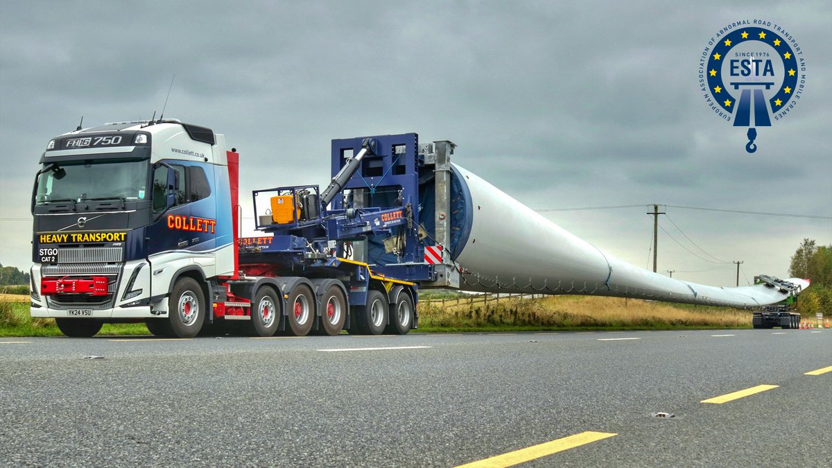 CollettLtd's tweet image. We&apos;re excited to be attending the @ESTAeurope Awards tonight as 𝐟𝐢𝐧𝐚𝐥𝐢𝐬𝐭𝐬 in 2 categories:

📌 Abnormal Transport ≤ 120Te
📌 Abnormal Transport &amp;gt; 120Te

Best of luck to all the nominees!

#HeavyTransport #Gretna #BladeAdapter #WindTurbine #SPMT #NationalGrid #PathFinder