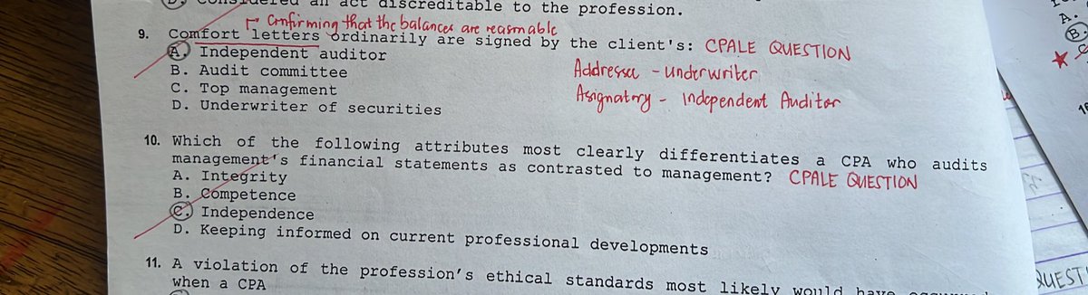 #AudTheo CPALE QUESTIONS