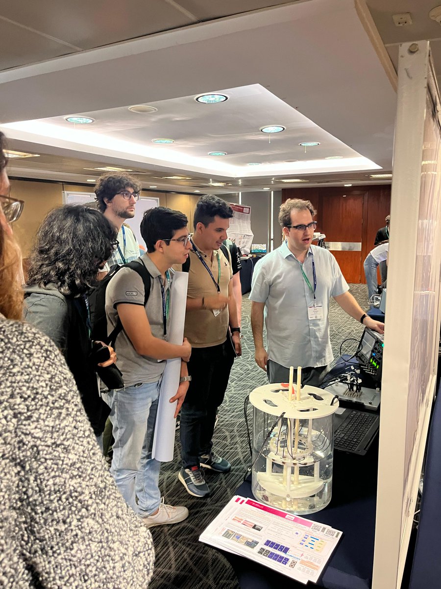 ieeeICASSP's tweet photo. Signal Processing in Action! We had a successful Show and Tell session on 8 April 2025 with 11 interesting demos from all over the world. Looking forward to the remaining two sessions on 11 April 2025! #icassp2025 #ieeesps https://t.co/UBTaazZvDA