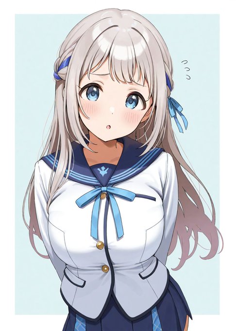 ロングヘアにしてみたリーリヤ
#学マス 