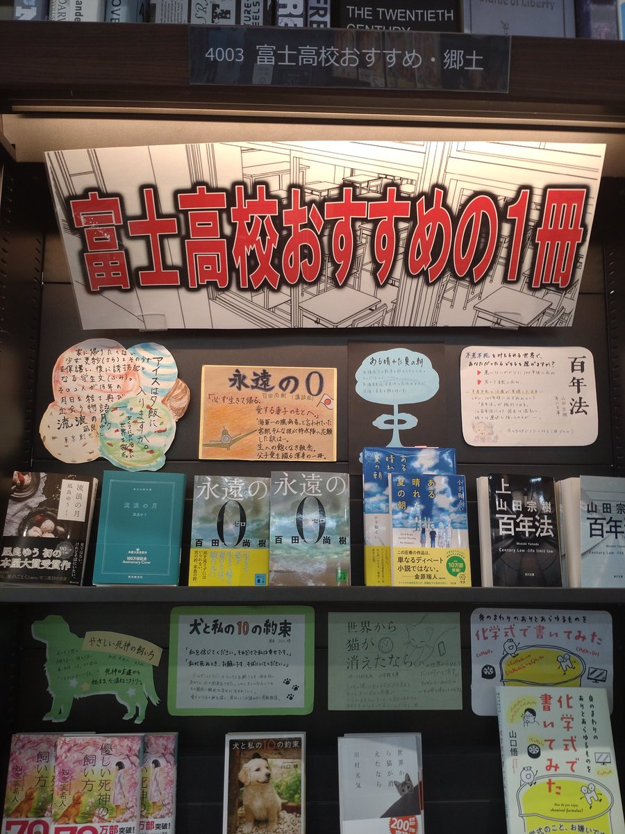 さすが我が母校。
いいセンスしてるね。
#日本保守党
#保守
#中村憲一 
#静岡県立富士高等学校
#富士高校 
#富士高 
#永遠の0 
#永遠のゼロ 
#百田尚樹