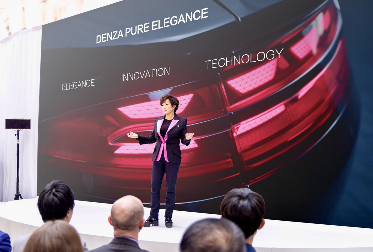 BYDGlobal's tweet photo. DENZA officially debuts in Europe with the reveal of the DENZA Z9GT at Milano Design Week. A bold step into the world of premium new-energy mobility.

#BYD #BuildYourDreams #DENZA #TechnologyDrivesElegance https://t.co/bOcc7vMMXE