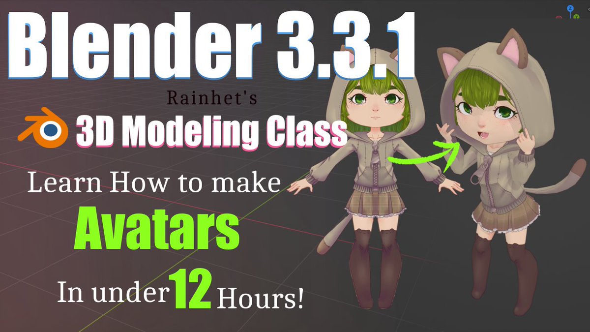 Rainhet_'s tweet photo. Here's the links to the free and paid version of my tutorial. With or without downloadable files :> they'll both teach you to make 3d avatars 🥰💕for vtubing or vrchat!
https://t.co/KzKwITAHBO
https://t.co/VL6huiGukJ
#3dmodeling #blender #VRChat #Vtubers #booth_pm https://t.co/ChEuiQ7gXR