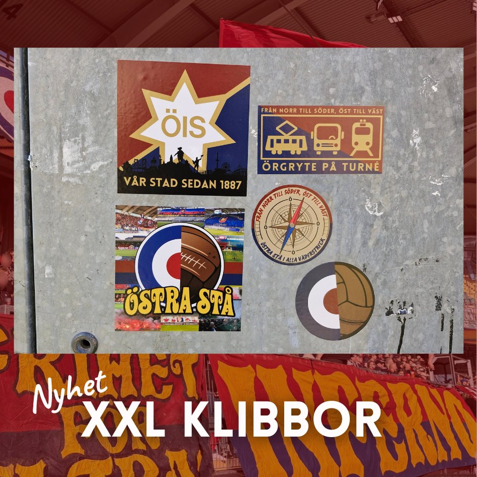 Lördagsmatch!
Årets två första matcher har bjudit på fin Rödblå fotboll och bra tryck från Östra Stå. Både hemma och borta!

På lördag gör vi om det! Vi tar ton på Östra Stå och sjunger fram Sällskapet till seger. Souvenirbordet bjuder på nya produkter du inte får missa.
