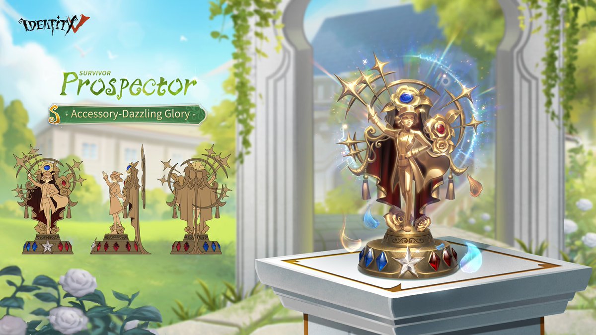 GameIdentityV's tweet photo. Dear Visitors,
The spotlight gilds the past with the glow of dreams and gives greed and cruelty a flawless disguise.
Please check out the details of Gambler In the Spotlight.
#IdentityV #Prospector https://t.co/aWZwYX6zWO
