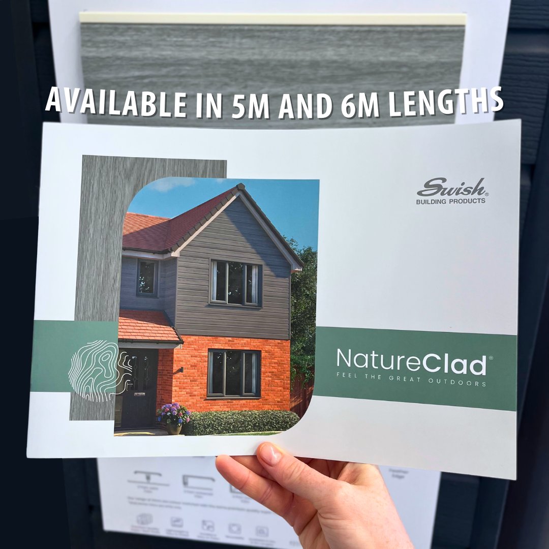 TheFasciaPlace's tweet photo. Introducing the NatureClad collection to TFP 🤩

-6 contemporary wood tones🪵
-Consistent colour; no batch matching necessary!👏
-Available in double feather edge and double shiplap profiles✅

It's on offer in our Spring Promotion. Speak to us today to secure our best price📲 https://t.co/YQTQSnqIkI
