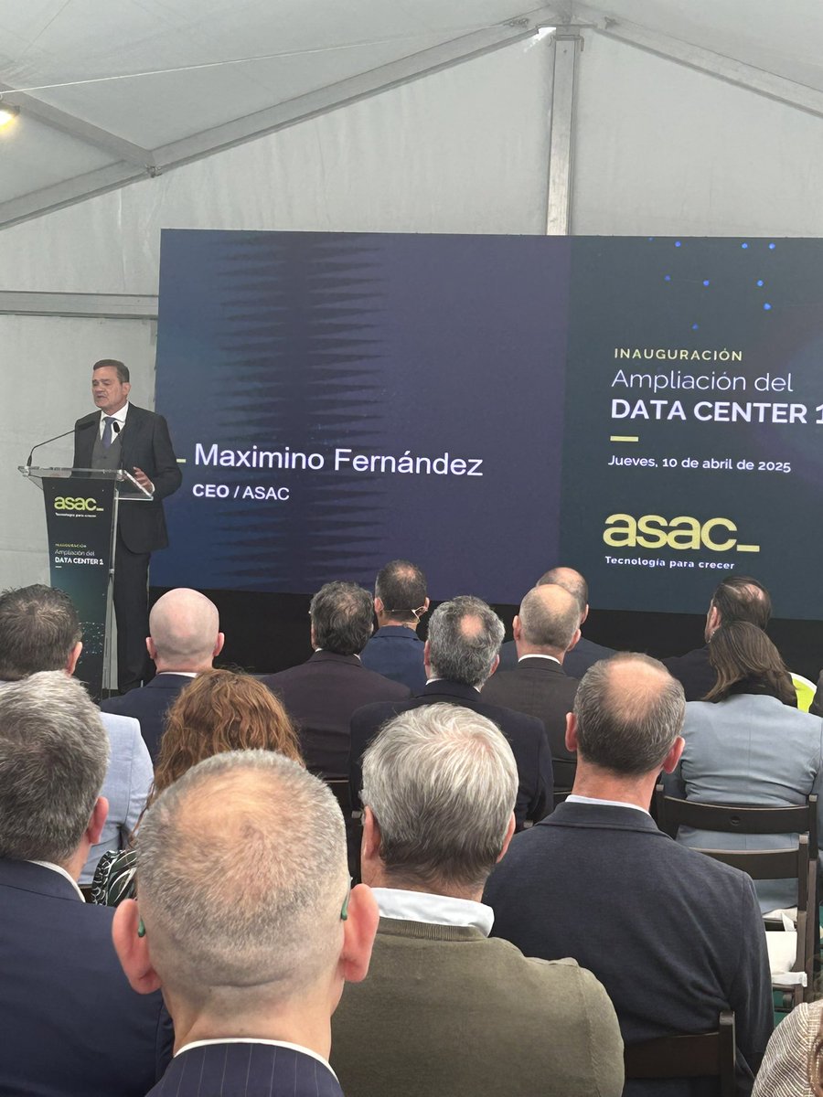 Nuestras más sinceras felicitaciones a nuestro partner <a href="/asac_ti/">ASAC</a> que hoy inaugura la ampliación del Data Center 1. Enhorabuena!! Casi 30 años dando servicio en toda España

#empresadefuturo #empresastic #empresasAsturias 
#tics #Cloud