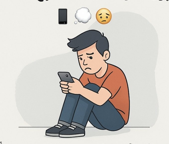 munisurology's tweet photo. برنامج خواطر #جيل_الشاشة

الحلقة 1: صِراع خلف الشاشة
📱💭😔

في زاوية غرفته، يجلس "فارس" (14 سنة)...
وجهه عابس، لكن لا يعرف لماذا.
الهاتف في يده، يمرر إصبعه بين صور وفيديوهات بلا هدف.
يضحك أحيانًا، لكنه لا يشعر بالسعادة. https://t.co/lXekJXiTQo