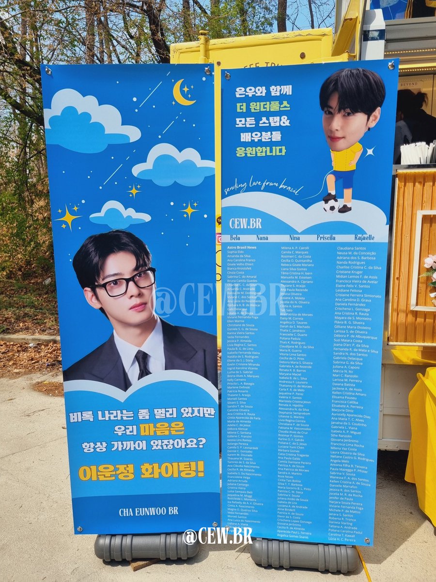 cew_br's tweet image. 🚚 É com muita alegria que viemos anunciar que o foodtruck da Cha Eunwoo BR foi entregue hoje ao Eunwoo nas gravações de The WONDERfools! 

Ficamos muito felizes de organizar esse projeto representando o Brasil e somos extremamente gratas a cada um que participou!

Relato da…