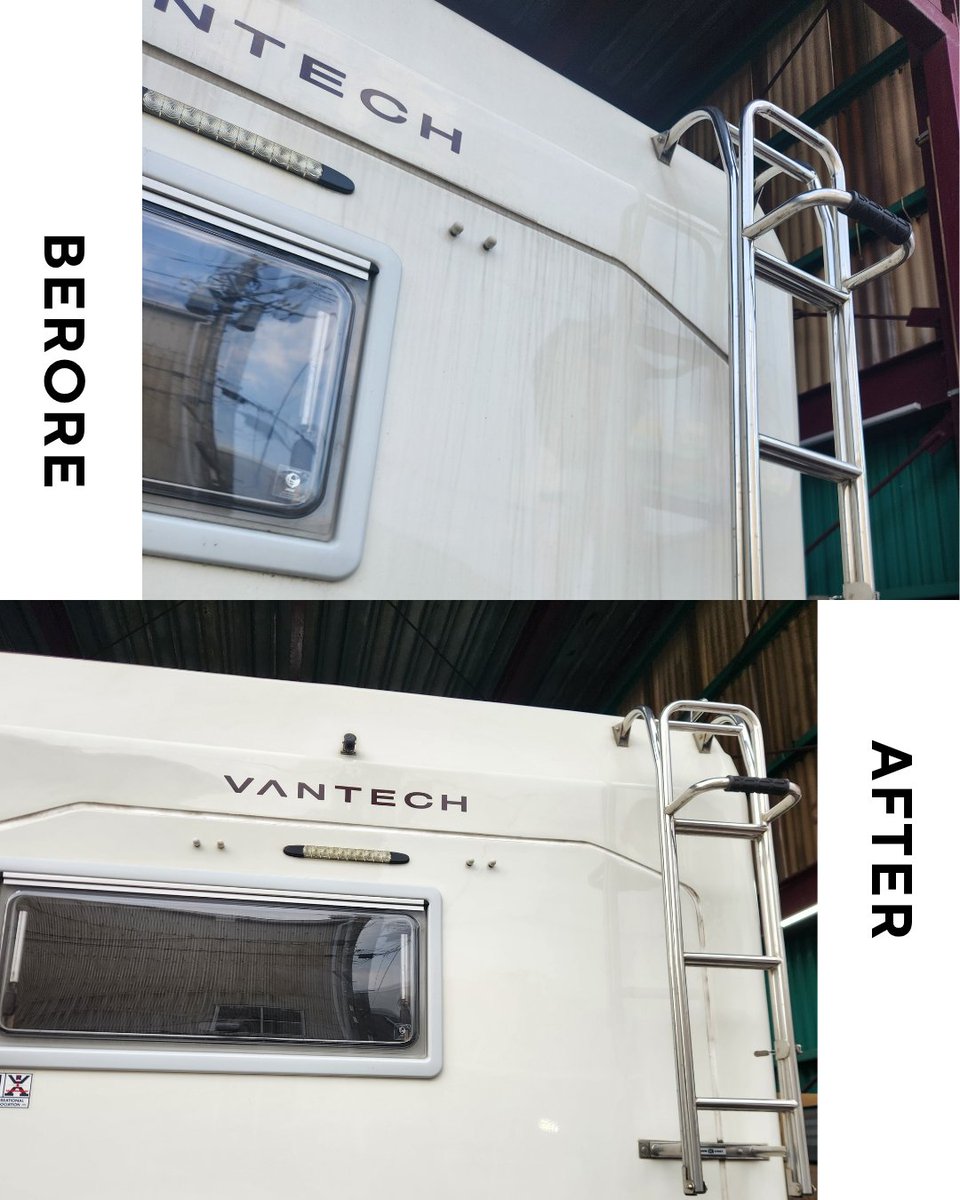 ytb_rv's tweet photo. 春のお出かけ前に弊社で洗車コーティングを！！

キャンピングカーの洗車コーティングで水垢、黒ずみをキレイに落とし、光触媒コーティングでキレイが長続き✨️
ご予約はHPより

#キャンピングカー #洗車 #コーティング #ytb #きゃんぴんぐかーのある生活 https://t.co/Lp7u7fnf3c