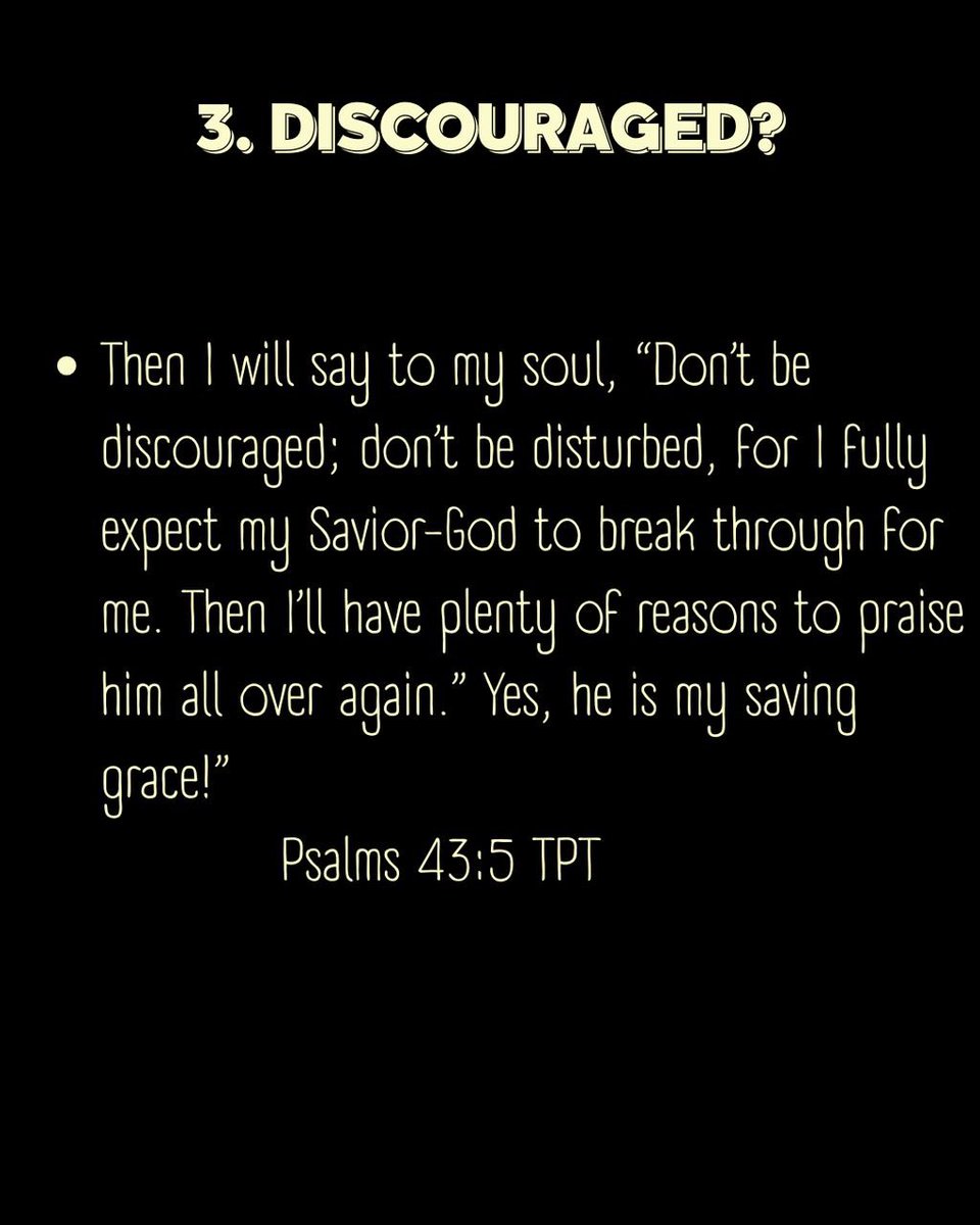 GodChasers_G's tweet photo. Are you anxious, hurt, discouraged tired? 🥺

Find comfort as the Lord speaks to you through these scriptures ❤️🔥

#GodChasersGlobal #jesus #church https://t.co/GVmbC0fNbq