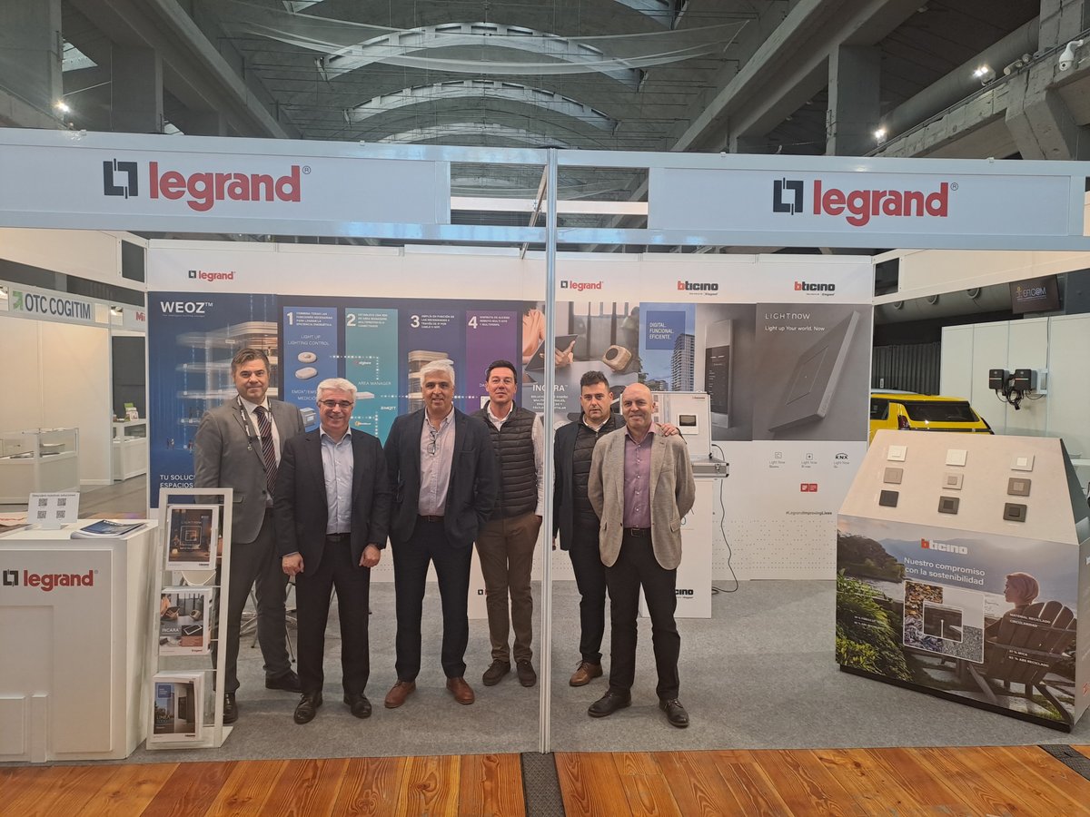 LegrandGroupES's tweet photo. El equipo #Legrand te espera en @Eficam. Visítanos y conoce nuestra novedad #WEOZ para la gestión de edificios. https://t.co/UEGi8r9jQ5