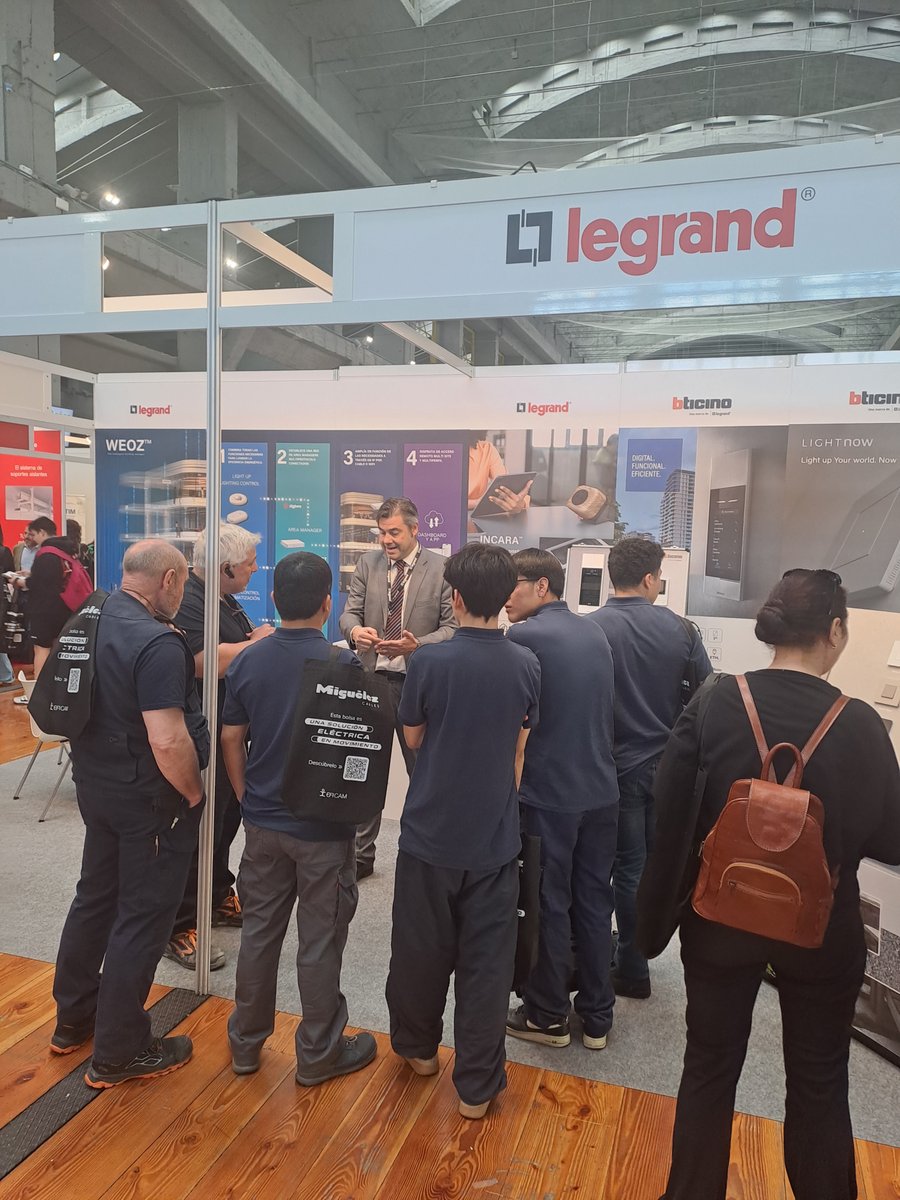 LegrandGroupES's tweet photo. El equipo #Legrand te espera en @Eficam. Visítanos y conoce nuestra novedad #WEOZ para la gestión de edificios. https://t.co/UEGi8r9jQ5