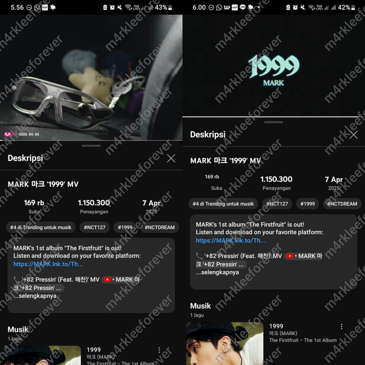 kramnahceah's tweet photo. Ⓜ️ MARKF STREAMING PARTY Ⓜ️

MARK 마크 '1999' MV
🔗https://t.co/41me1tBgrk

‼️DON'T BREAK THE CHAIN‼️

tags: @aileeonlyy @forsunbear @amourjaehyunv

#MARK_TheFirstfruit
#MARK_1999
#마크의_1999_솔로데뷔 https://t.co/E2csWybDLd