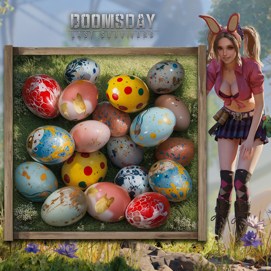 🥚🎨 Catherine's been hard at work decorating Easter eggs—but something's off… One of the eggs doesn't have a match! 🐣

🔍 Can you spot the odd one out and help her finish the job?

#doomsday #zombie #apocalypse