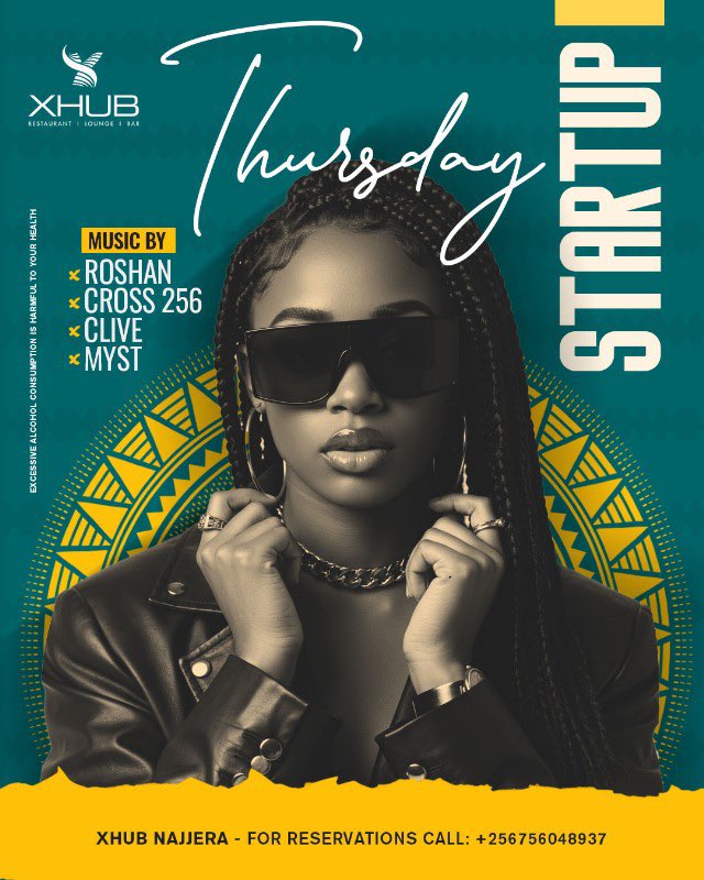 Mushrm (@mushroominc) on Twitter photo #StartUpThursday ignites tonight at <a href="/Xhub_bar/">Xhub Bar & Restaurant</a>
Jumpstart your weekend with DJ Roshan, @DjMyst101, <a href="/DeejayClive1/">Dj Clive</a>, and <a href="/Djcross256/">DjCross256 😎</a> fueling the floor with top-tier beats all night long. Get in on the action—don’t sleep on this! #StartUpThursday ignites tonight at <a href="/Xhub_bar/">Xhub Bar & Restaurant</a>
Jumpstart your weekend with DJ Roshan, @DjMyst101, <a href="/DeejayClive1/">Dj Clive</a>, and <a href="/Djcross256/">DjCross256 😎</a> fueling the floor with top-tier beats all night long. Get in on the action—don’t sleep on this!