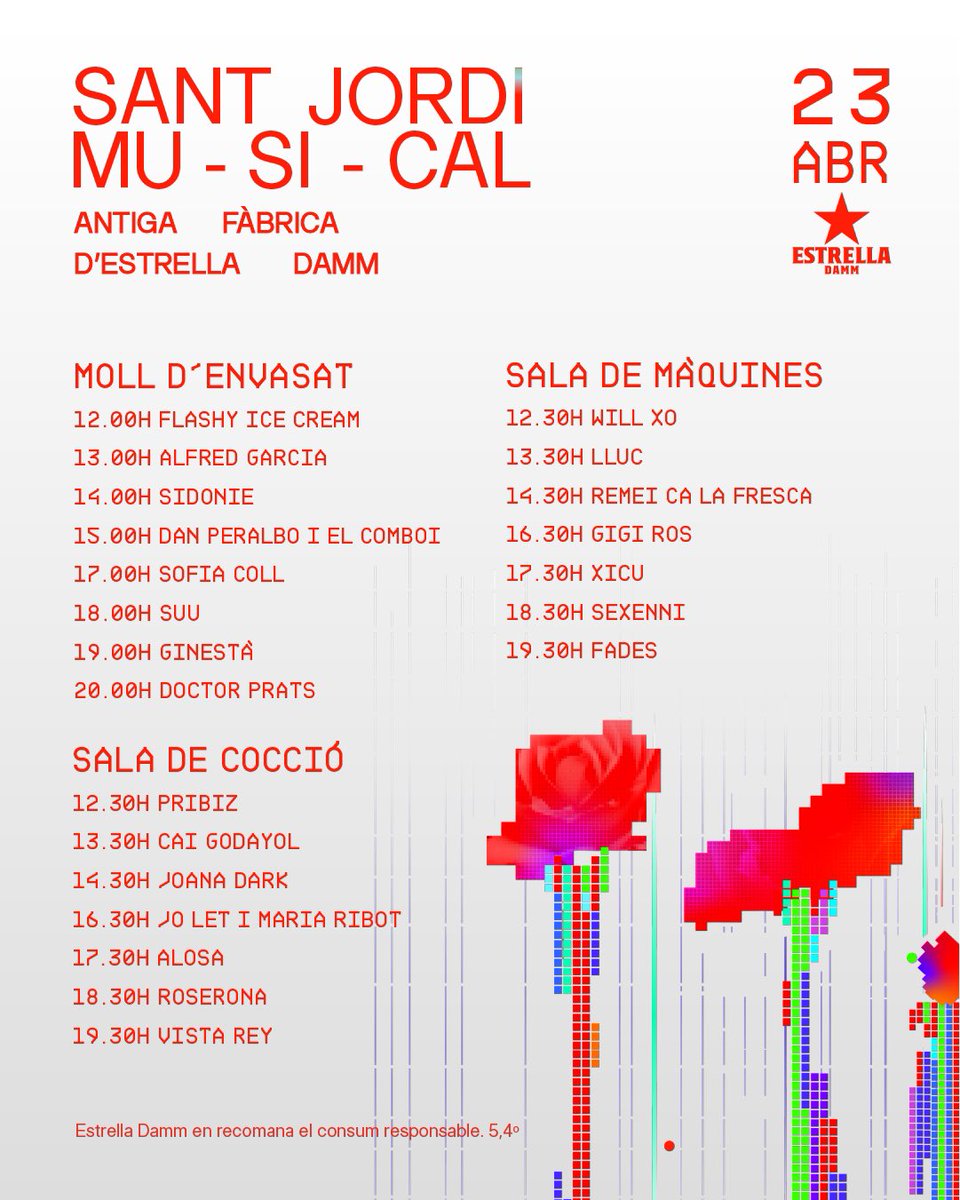 La música no pararà de sonar. Mira quan i on 👇🏻 .