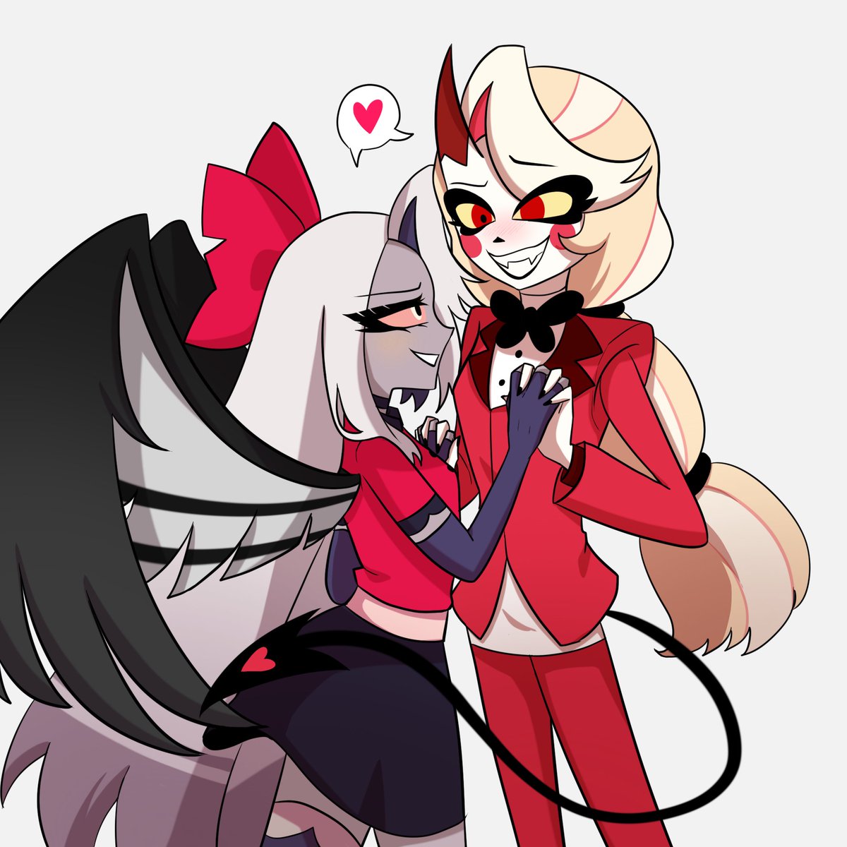 whatca4's tweet image. 🩷
#HazbinHotel   #HazbinHotelFanart   #chaggie
