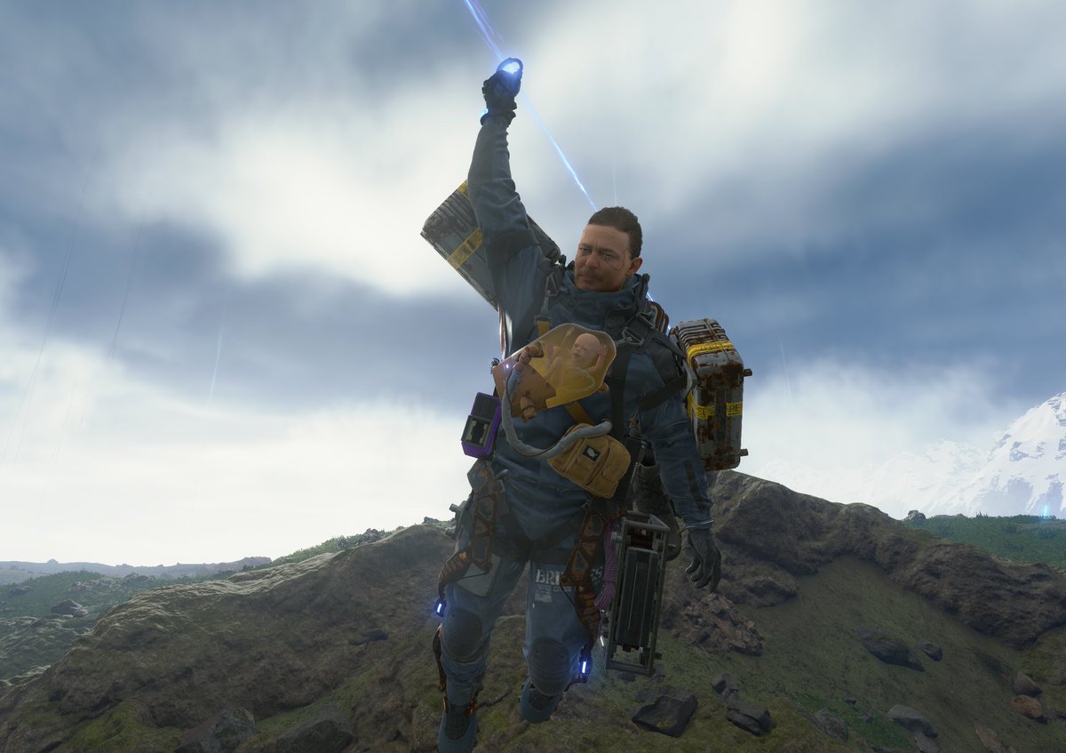 mgscampbell's tweet photo. Been playing Death Stranding, some pics ive took along the way, that last one was evil https://t.co/rgVLVnOxKY