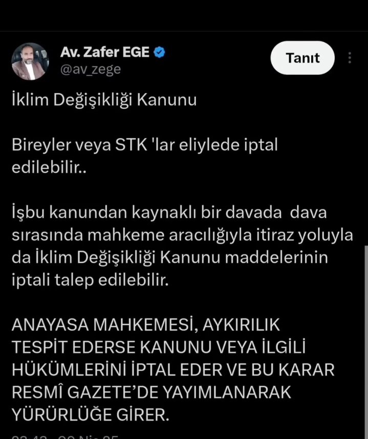 Ama boş durmak yok, 
işi şansa bırakmak yok arkadaşlar. 
YÜKLENİN.
          👇

#iklimTasmasınaHayır ❗