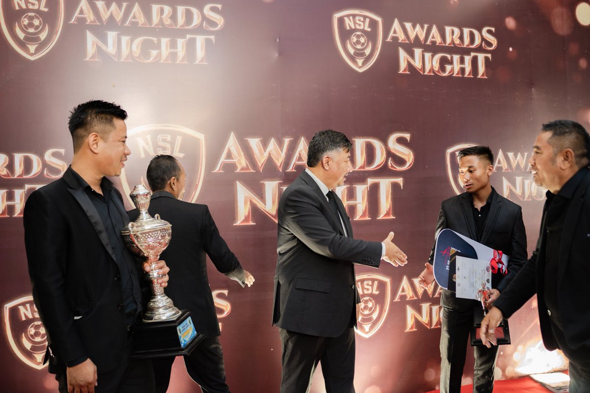 abumetha's tweet photo. The NSL Awards Night was a wonderful and memorable night that wrapped up an unbelievable first edition of the Nagaland Super League .. congratulations to all the nominees and the winners .. thank you to all our well-wishers and friends who joined us .. appreciate all “the other champions” who came and inspired each other by presenting the awards .. so nice to see the footballers looking super sharp and suave .. thank you one and all - we wrote history together .. generations will recollect this first edition .. it will never be the same again .. Almighty continue to armour us ..