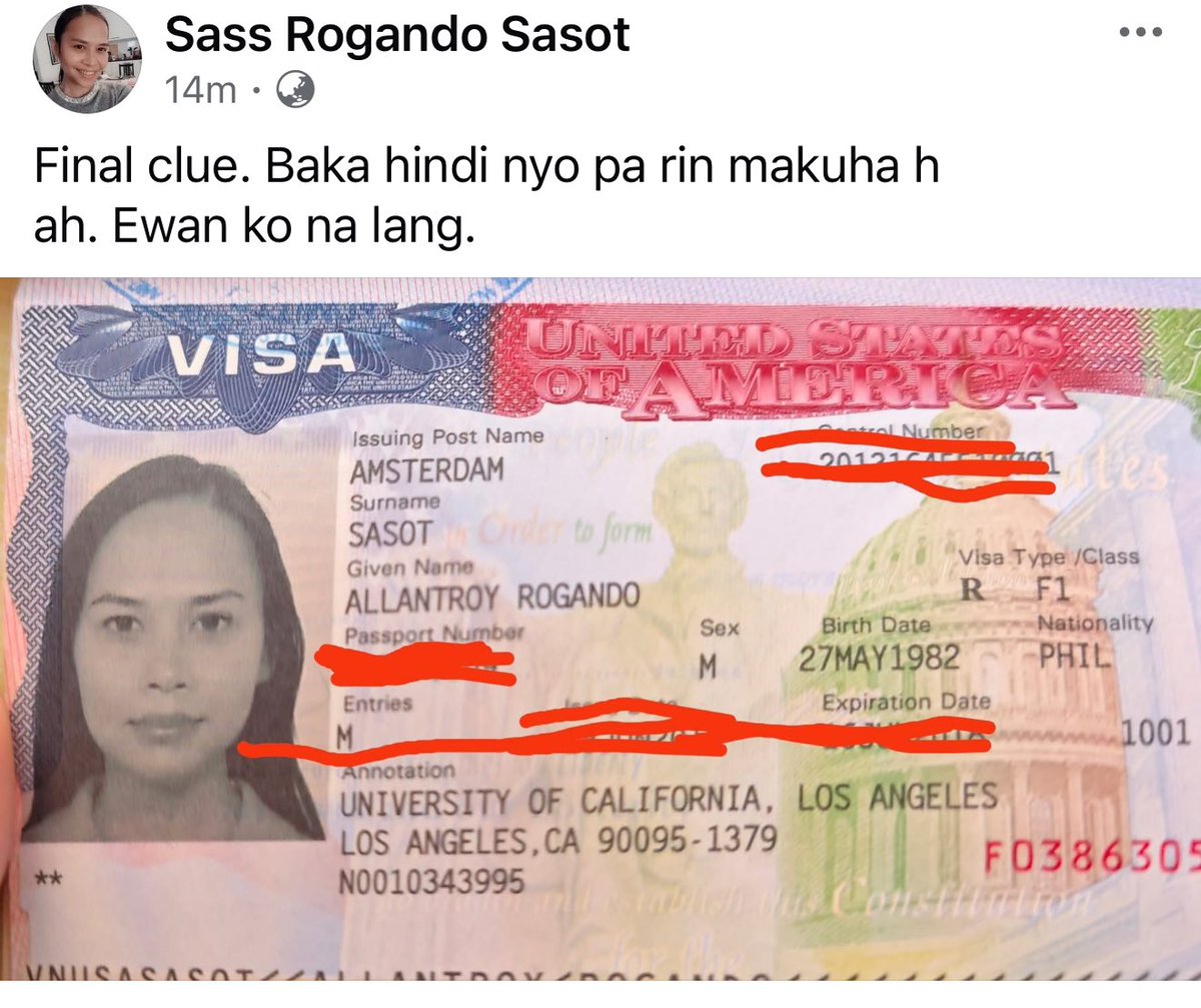 jaytaryela's tweet photo. Allan Troy Rogando Sassot, this is the last time I will engage with someone like you, who spreads fake news. I do not participate in gutter-level conversations. Don’t pretend that your academic credentials can cover up your lies, or that the bits of information you’ve gathered about my life are accurate simply because you heard them from others. 

That is what you are good at. You excel at claiming the truth based on rumors, fanning them into larger falsehoods, and then gaslighting those who challenge you. You have a talent for misleading people through lies, misinformation, and slander.

I do not claim to be an expert in international law, nor do I feel the need to showcase my academic credentials to you. What truly concerns me is the significant increase of awareness among the Filipino people about our ongoing struggle in the West Philippine Sea. If I were truly as slow, dumb, and uninformed as you suggest, I would not have been able to contribute to such impact or provoke the anger of pro-China trolls like you.

Ultimately, I’m indifferent to whether you consider yourself the smartest person in the world or if you believe you surpass me intellectually. Academic freedom should never be a justification for deception, misinformation, or the dissemination of falsehoods. 

However, you might not grasp this, given that you are pursuing a PhD in a country devoid of true academic freedom—one where scholars must adhere to “Xi Jinping thought” or face censorship, or even worse, imprisonment. 

But if you truly believe in your narrative as truthful rather than misinformation, then I urge you to leave China and return to Manila to participate in the TriCom Hearing at @HouseofRepsPH.