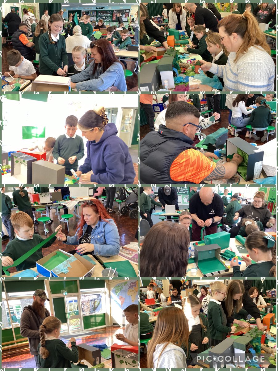 BaderPrimary's tweet photo. Y4R have had a fantastic final flourish with our families celebrating our learning on βThe Amazon Rainforestβ. They created our #BaderDT project together to create a rainforest shoebox #RRSarticle31 #RRSarticle3 #BaderGeography π²π³ https://t.co/GItiDHBYKI