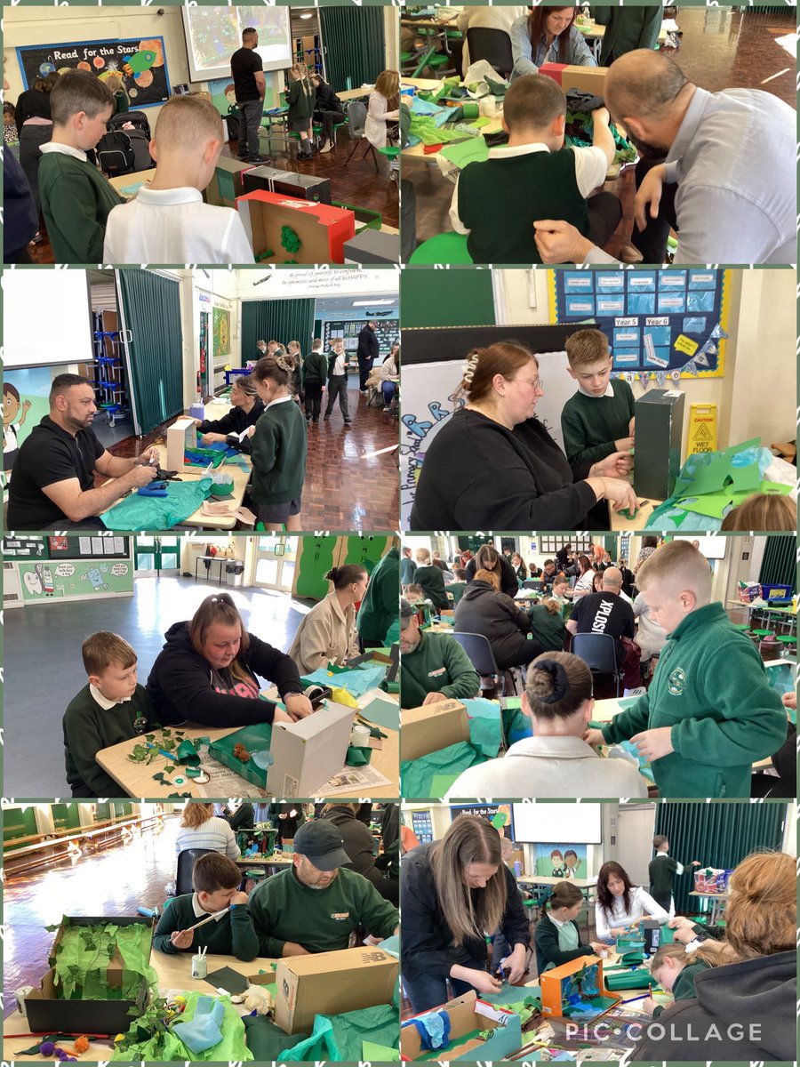 BaderPrimary's tweet photo. Y4R have had a fantastic final flourish with our families celebrating our learning on βThe Amazon Rainforestβ. They created our #BaderDT project together to create a rainforest shoebox #RRSarticle31 #RRSarticle3 #BaderGeography π²π³ https://t.co/GItiDHBYKI