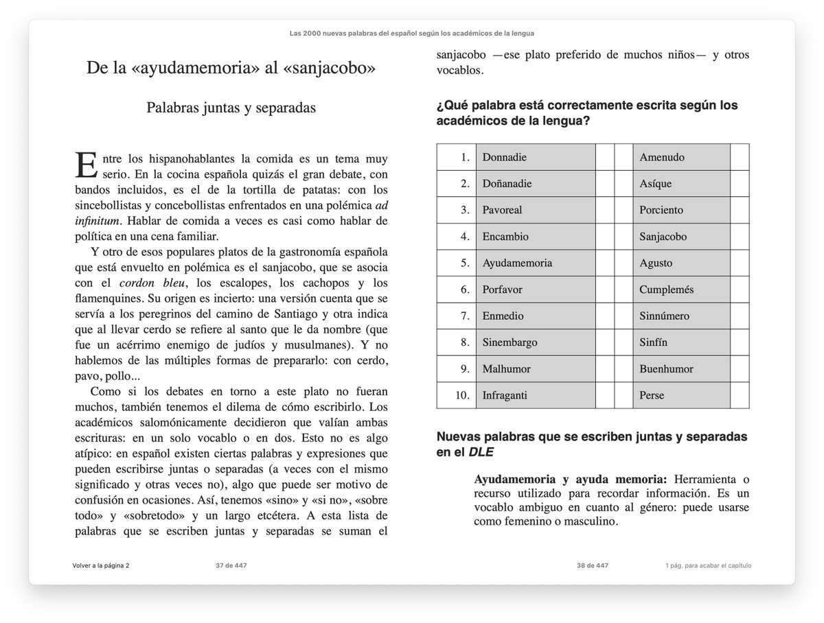 ¿Sabías que «bío» lleva tilde y que «guion» no la lleva…? hazte con un ejemplar de Las 2.000 nuevas palabras del español, donde <a href="/OrtografiaAnaya/">Ortografía Anaya</a> te lo cuenta todo. Publicado por Oberon, con versión en ePub de… ¡Calmagráfica!
#oberonlibros #GelsysGarcíaLorenzo #epub