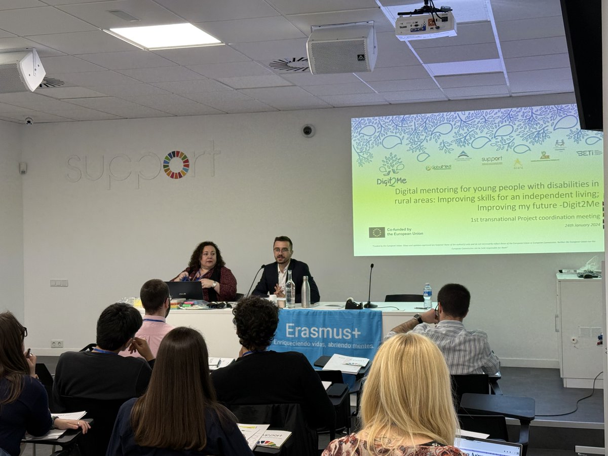 🌍 Aquesta setmana hem tingut el plaer de rebre les entitats sòcies del projecte europeu #Erasmus+ #Digit2Me : Ozara, COCEMFE Sevilla, LEB, BETI  ,  la Universitat d'Antalya i el Consorzio di Cooperative Sociali "Global Med Care".

📌 El projecte té com a objectiu donar resposta