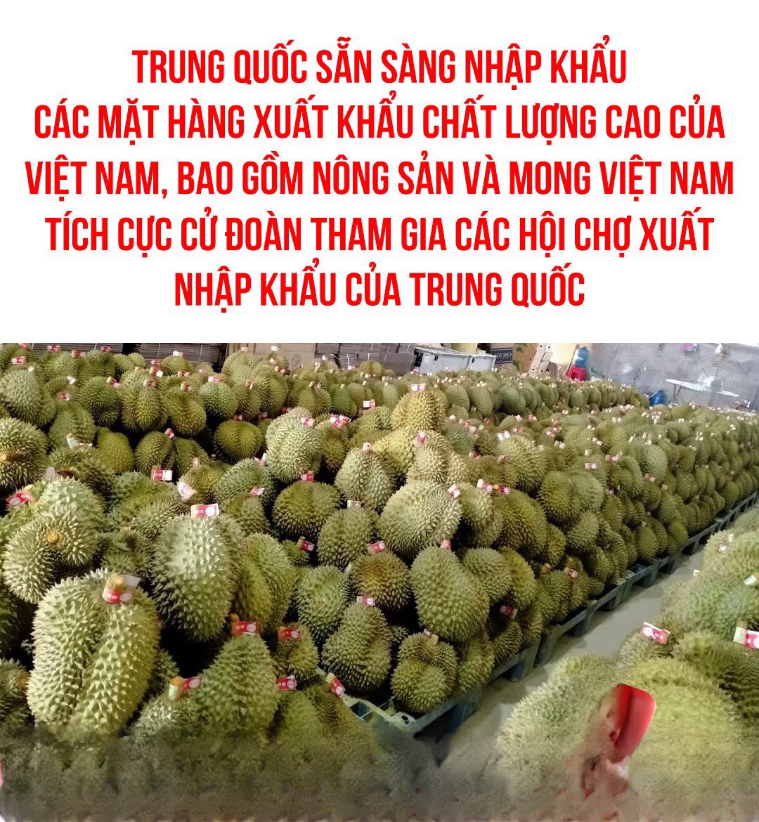 Tin vui đối với nông sản Việt Nam. 

Nguồn: Thông tin chính phủ.
