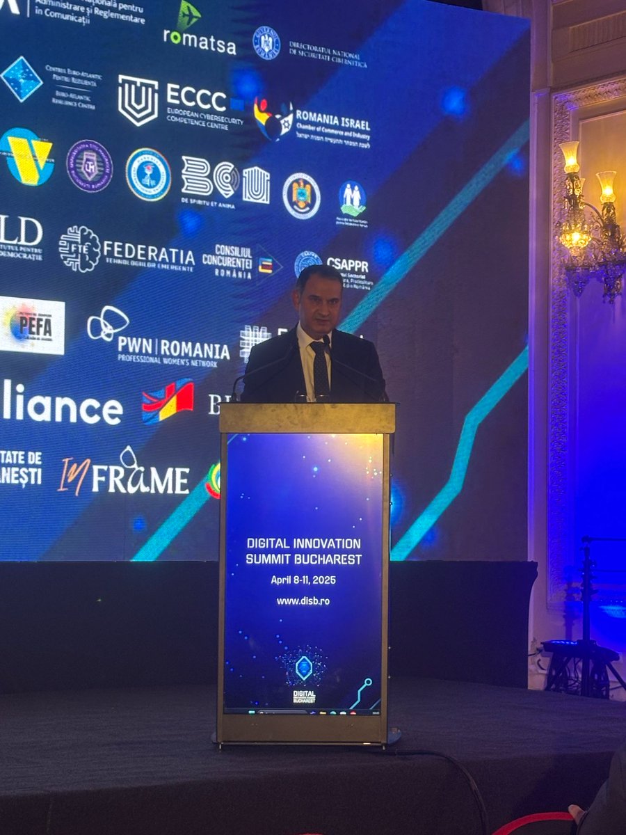 I was honoured to be invited as a speaker for the welcoming remarks at Digital Innovation Summit Bucharest - <a href="/DISB_ro/">DISB</a>.

Congratulations to dedicated team of <a href="/ICIBucharest/">ICI Bucharest</a>. I’m confident that their important work will continue to grow in impact and relevance.