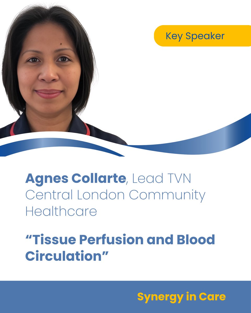 CDMedical's tweet image. ✨ Meet the Speakers ✨ 

We’re just 2 weeks away from the Synergy in Care Lower Limb event in London, so let’s get to know our expert speakers!

Would you like to join us? 

👉 Register now: lnkd.in/eC89tfzv

#SynergyInCare #LowerLimbHealth #WoundCare #TissueViability