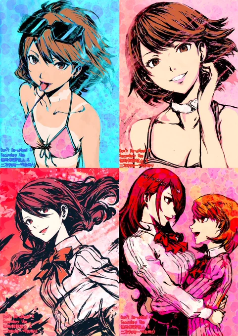 #PortfolioDay
I'm drawing fanart with a brush pen!(。•ᴗ•∩)

I love Persona, Final Fantasy, and Romance Saga series!✨ 
