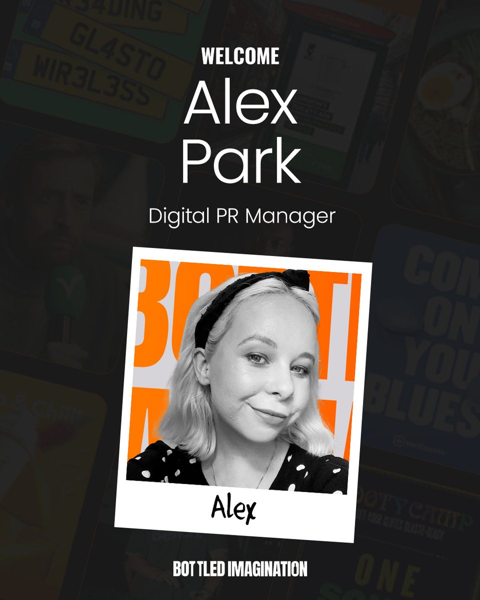 Welcome to the team Alex Park 🍾 💭

Alex is joining us as a Digital PR Manager and we're so happy to have her with us 👊
