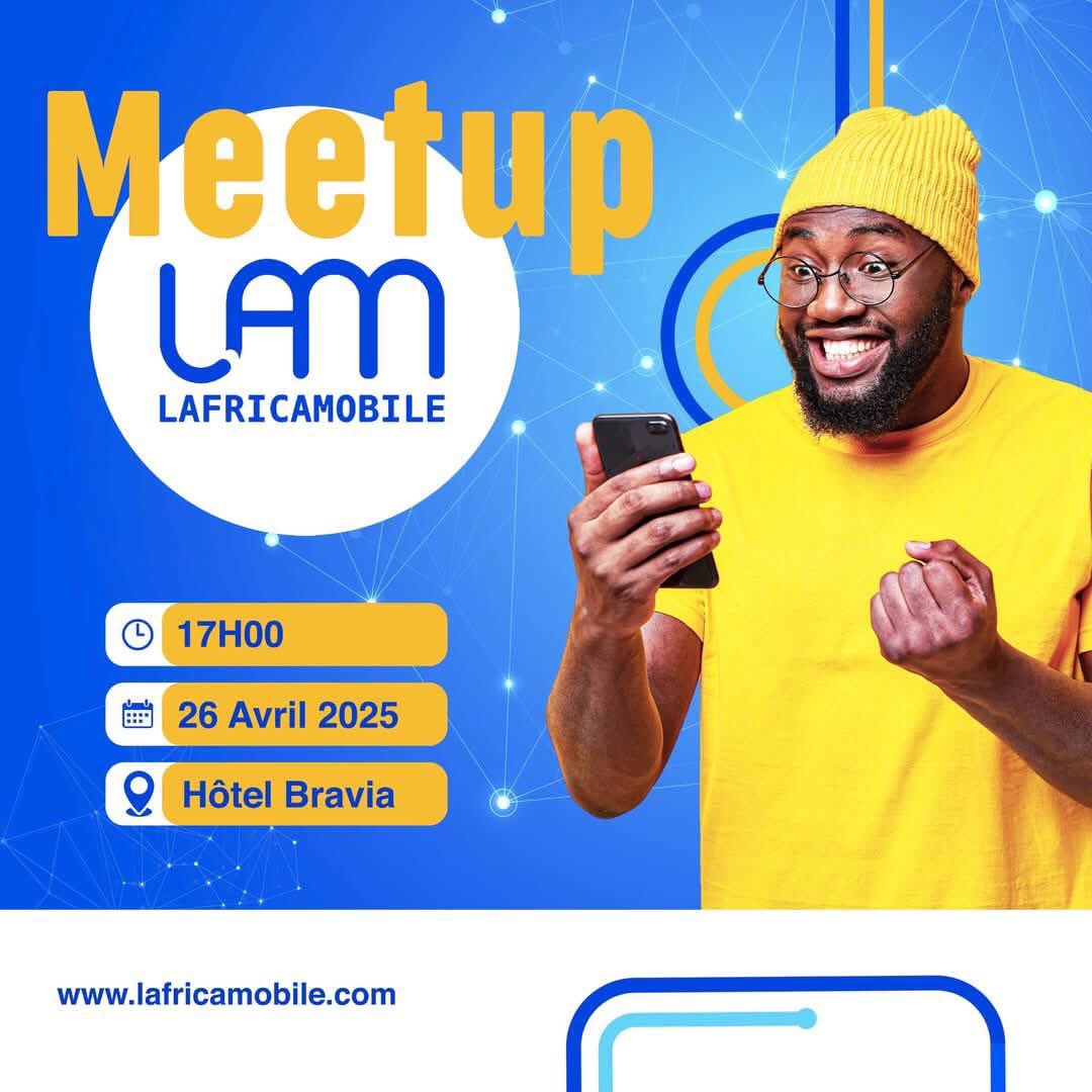 lourwana's tweet photo. 🤖 Participez au #DigitalMeetUp de @lafricamobile à Niamey le 26 avril à partir de 17h à l’hôtel Bravia.
🎤 Panel sur les Solutions mobiles
💬 Networking avec les acteurs clés de l’écossais Tech Africain.
Inscrivez-vous : https://t.co/vcWkpCR5as ou contactez-nous au 98204487 https://t.co/wYlz4dgfN9